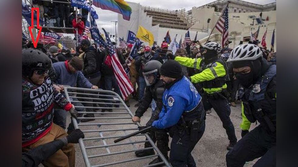 Hamner engaging in a "tug-of-war" with police, as described in court documents.