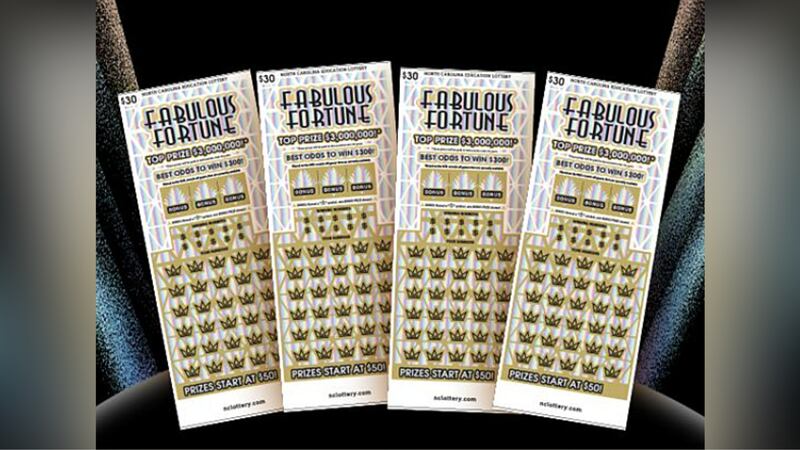 A man in North Carolina recently cashed a $3 million winning scratch-off ticket.