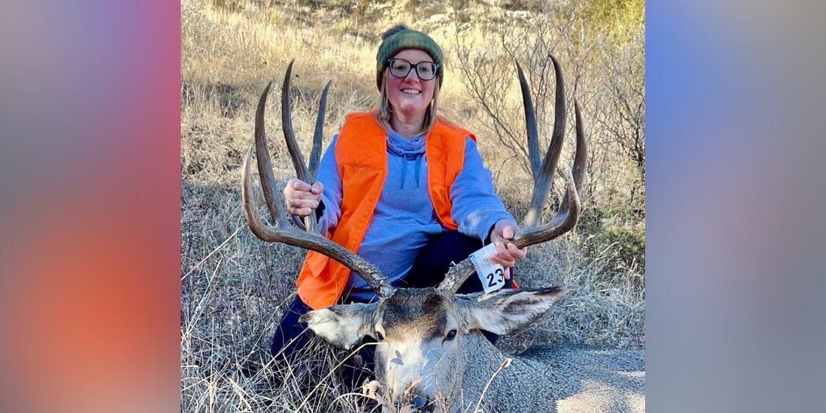 ‘It was exciting’ Expectant mother tags her first buck while being 8