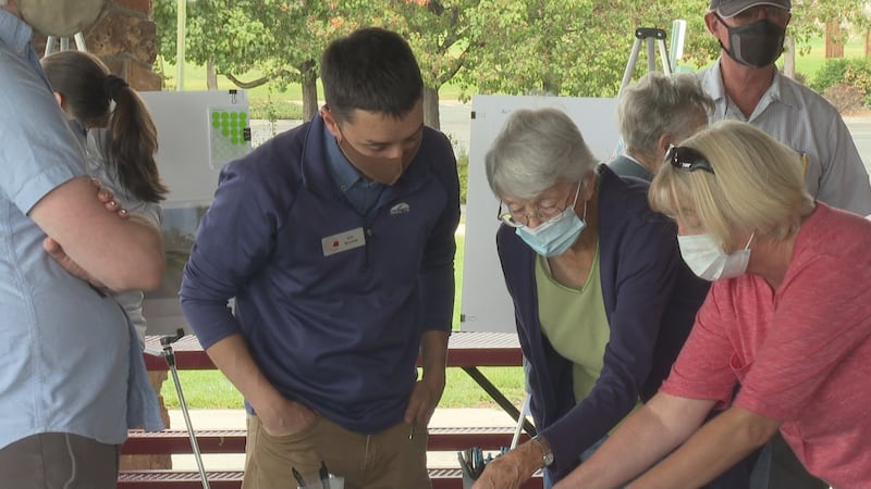 County engineers answered residents' questions about the project at a Sept. 28 public meeting.